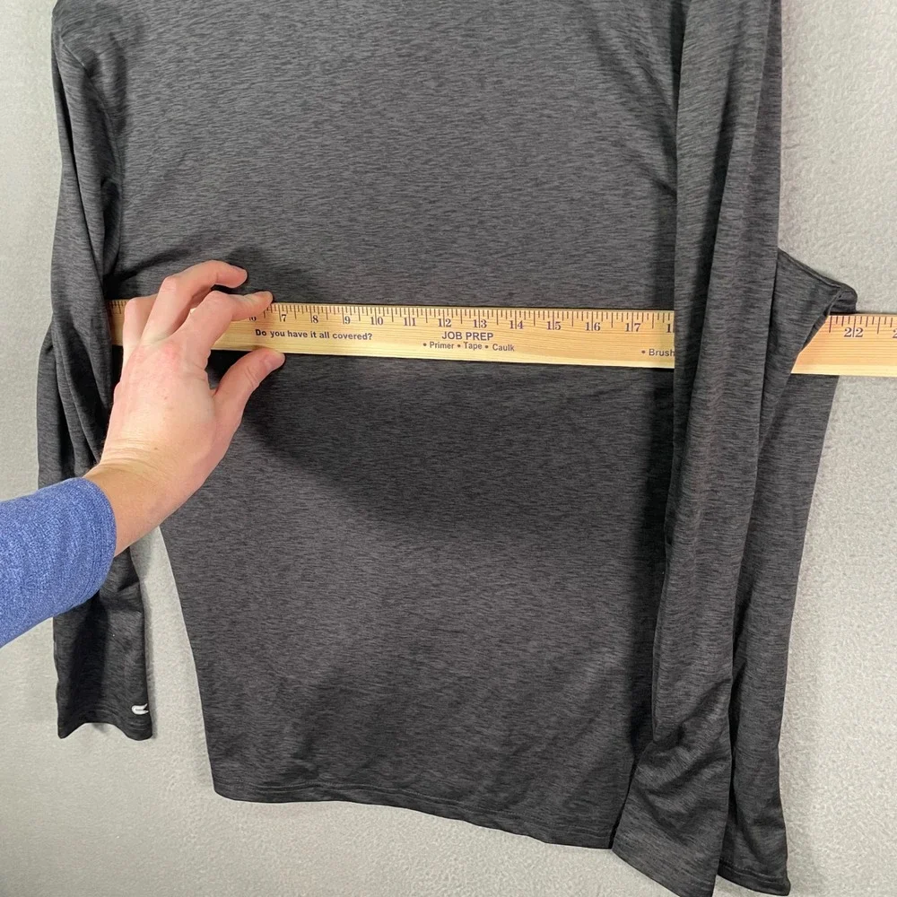 Colosseum Quarter Zip Pullover Mens‎ Medium Gray Excellent EMU Eastern Michigan